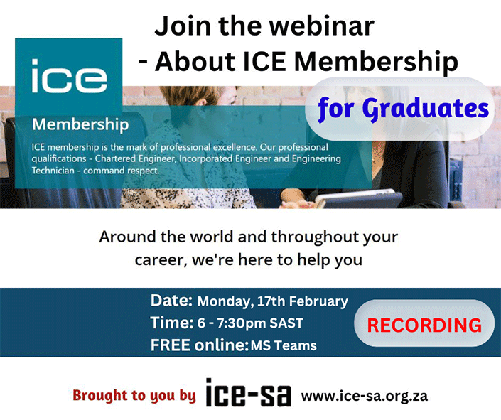 ICE-SA webinar for graduates